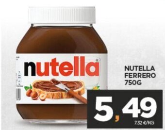 Interspar NUTELLA FERRERO 750G offerta