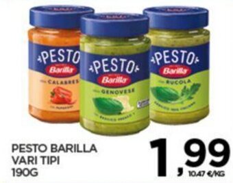Interspar PESTO BARILLA VARI TIPI 190G offerta