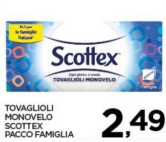 Interspar TOVAGLIOLI MONOVELO SCOTTEX PACCO FAMIGLIA offerta