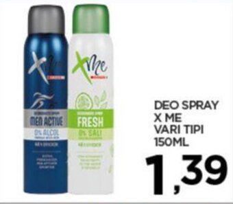 Interspar DEO SPRAY X ME VARI TIPI 150ML offerta