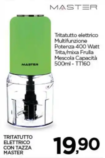 Interspar TRITATUTTO ELETTRICO CON TAZZA MASTER offerta