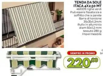 TENDA DA SOLE ITACA 4X2,50 MT