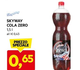 DPiù Skyway cola zero offerta
