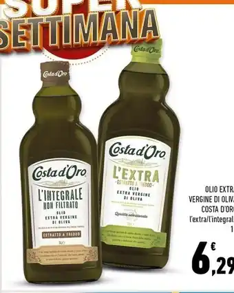 Conad Margherita Costa d'oro olio extra vergine di oliva offerta