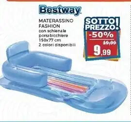 Bestway poltrona gonfiabile fashion lounge - 161x84cm