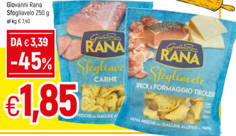Famila Giovanni Rana Sfogliavelo 250g offerta