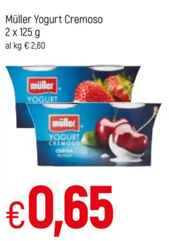 Famila Müller Yogurt Cremoso 2x125g offerta