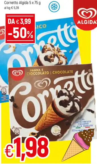 Famila Algida Cornetto 5x75g offerta
