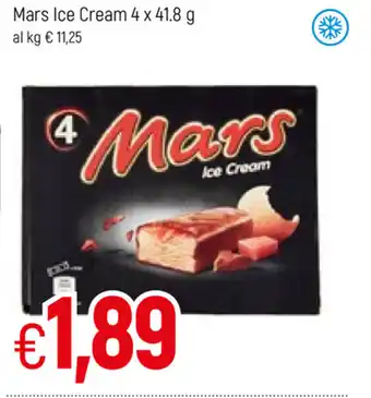 Famila Mars Ice Cream 4x41.8g offerta