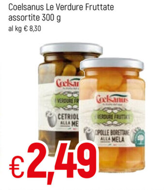 Famila Coelsanus Le Verdure Fruttate assortite 300g offerta