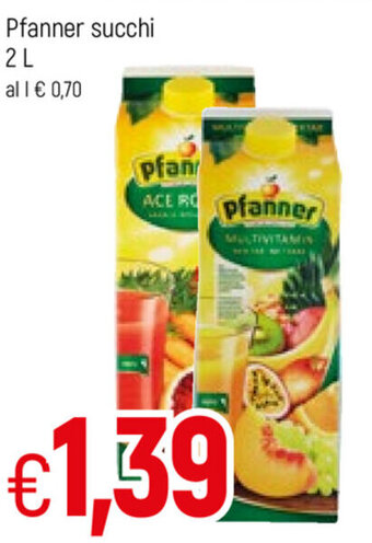 Famila Pfanner succhi 2l offerta