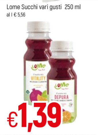 Famila Lome Succhi vari gusti 250ml offerta