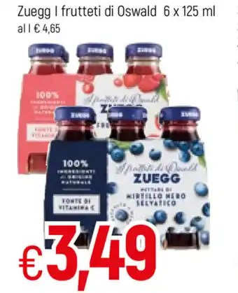 Famila Zuegg I frutteti di Oswald Succhi 6x125ml offerta