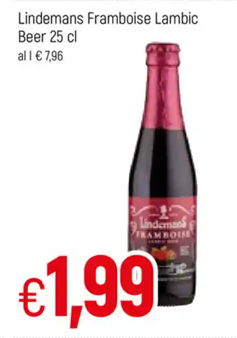Lindemans Framboise Lambic Beer 25cl