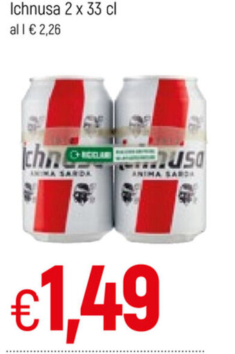 Famila Ichnusa 2x33cl offerta