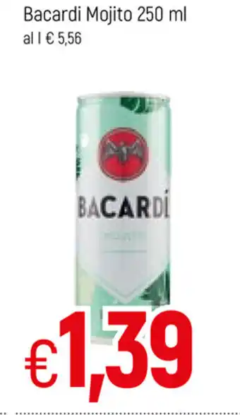 Famila Bacardi Mojito 250ml offerta