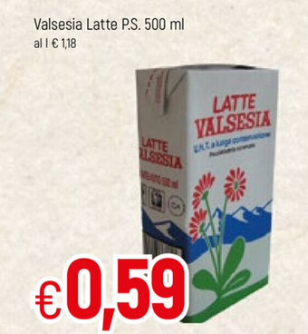 Famila Valsesia Latte P.S. 500ml offerta