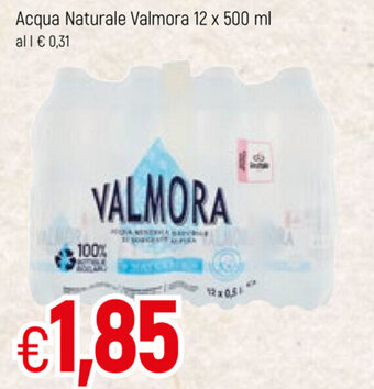 Famila Valmora Acqua Naturale 12x500ml offerta