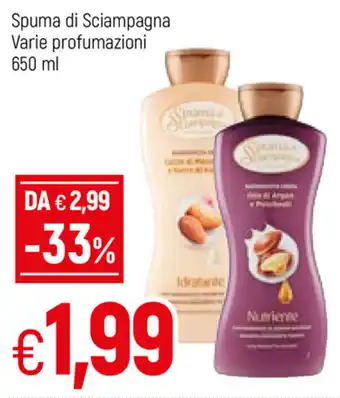 Famila Spuma di Sciampagna Varie profumazioni 650ml offerta