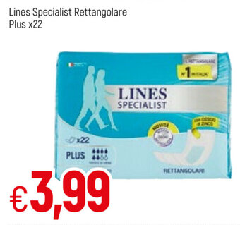 Famila Lines Specialist Rettangolare Plus x22 offerta