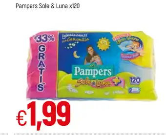 Famila Pampers Sole & Luna x120 offerta