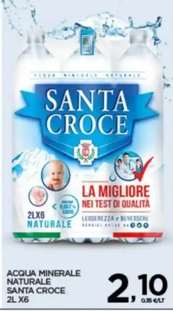 Interspar ACQUA MINERALE NATURALE SANTA CROCE 2L X6 offerta