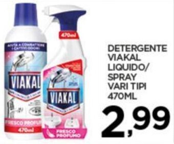 Interspar DETERGENTE VIAKAL LIQUIDO/ SPRAY VARI TIPI 470ML offerta