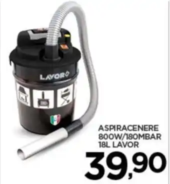 ASPIRACENERE 800W/180MBAR 18L LAVOR