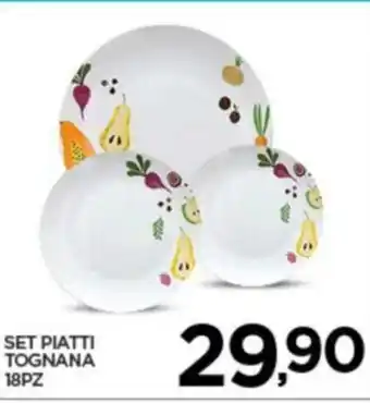 Interspar SET PIATTI TOGNANA 18PZ offerta