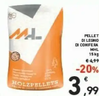 Conad Pellet Di Legno Di Conifera MHL offerta