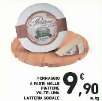 Conad Latteria sociale valtellina Formaggio A Pasta Molle Piattone offerta
