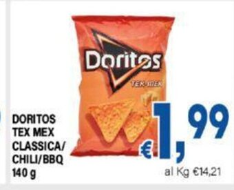 DORITOS TEX MEX CLASSICA/ CHILI/BBQ 140 g