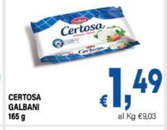 DEM CERTOSA GALBANI 165 g offerta
