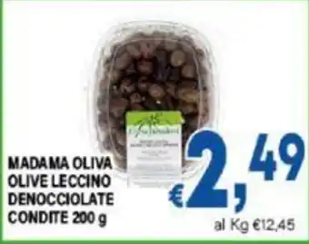 DEM MADAMA OLIVA OLIVE LECCINO DENOCCIOLATE CONDITE 200 g offerta