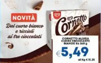 DEM CORNETTO ALGIDA CUORE CROCCANTE BIANCO X 360 g offerta