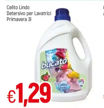 Famila Celito Lindo Detersivo per lavatrice Primavera 3l offerta
