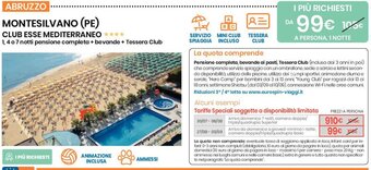 Eurospin MONTESILVANO (PE) CLUB ESSE MEDITERRANEO offerta
