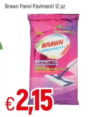 Famila Brawn Panni Pavimenti 12pz. offerta