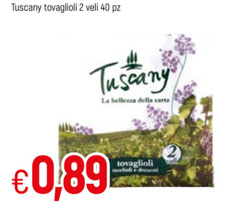 Famila Tuscany tovaglioli 2 veli 40 pz offerta