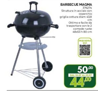 Orizzonte BARBECUE MAGMA 376274 43,8 cm 48x53 h 80 cm offerta