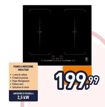 Unieuro Electroline PIANO A INDUZIONE IHES4TS6F offerta
