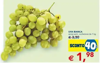 Esselunga Uva Bianca offerta