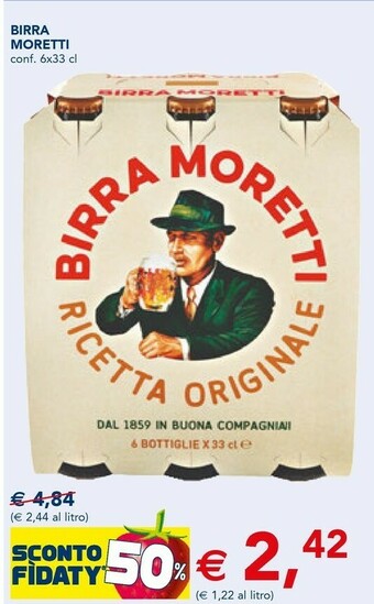 Esselunga Birra Moretti - Birra Moretti 330 G(ml) offerta