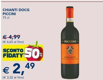 Esselunga Piccini Chianti offerta