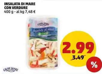 PENNY GRAN MARE INSALATA DI MARE CON VERDURE 400 g offerta