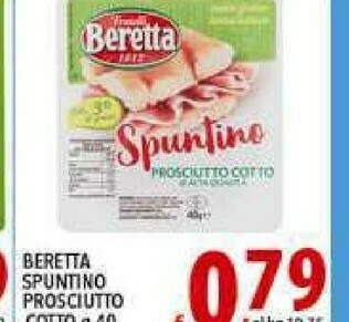 Iper Triscount Beretta Prosciutto crudo offerta