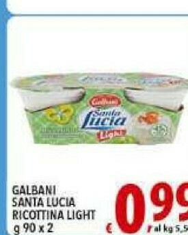 Iper Triscount Galbani Ricotta offerta