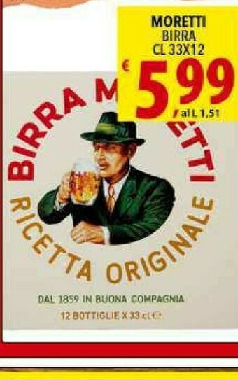 Iper Triscount Moretti Birra offerta
