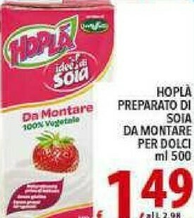 Gros Hoplà Panna offerta