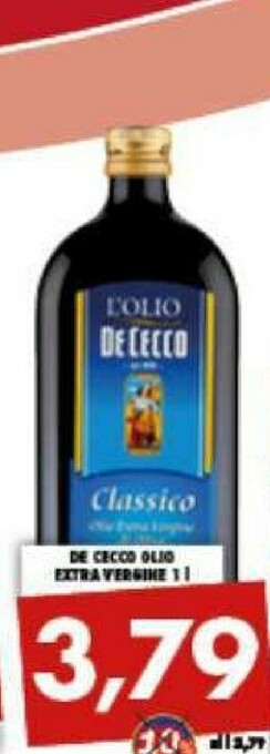 MA Supermercati De Cecco Olio extravergine di oliva offerta